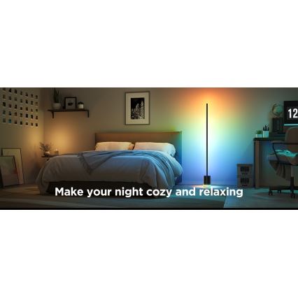 Govee - LED Aptumšojama grīdas stāvlampa Smart MATTER LED RGBICWW 2200-6500K Wi-Fi + tālvadības pults