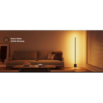 Govee - LED Aptumšojama grīdas stāvlampa Smart MATTER LED RGBICWW 2200-6500K Wi-Fi + tālvadības pults