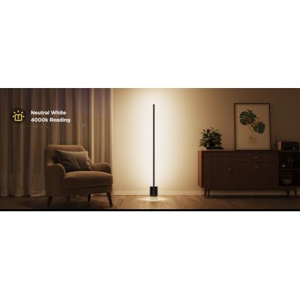 Govee - LED Aptumšojama grīdas stāvlampa Smart MATTER LED RGBICWW 2200-6500K Wi-Fi + tālvadības pults