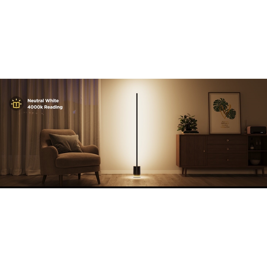 Govee - LED Aptumšojama grīdas stāvlampa Smart MATTER LED RGBICWW 2200-6500K Wi-Fi + tālvadības pults