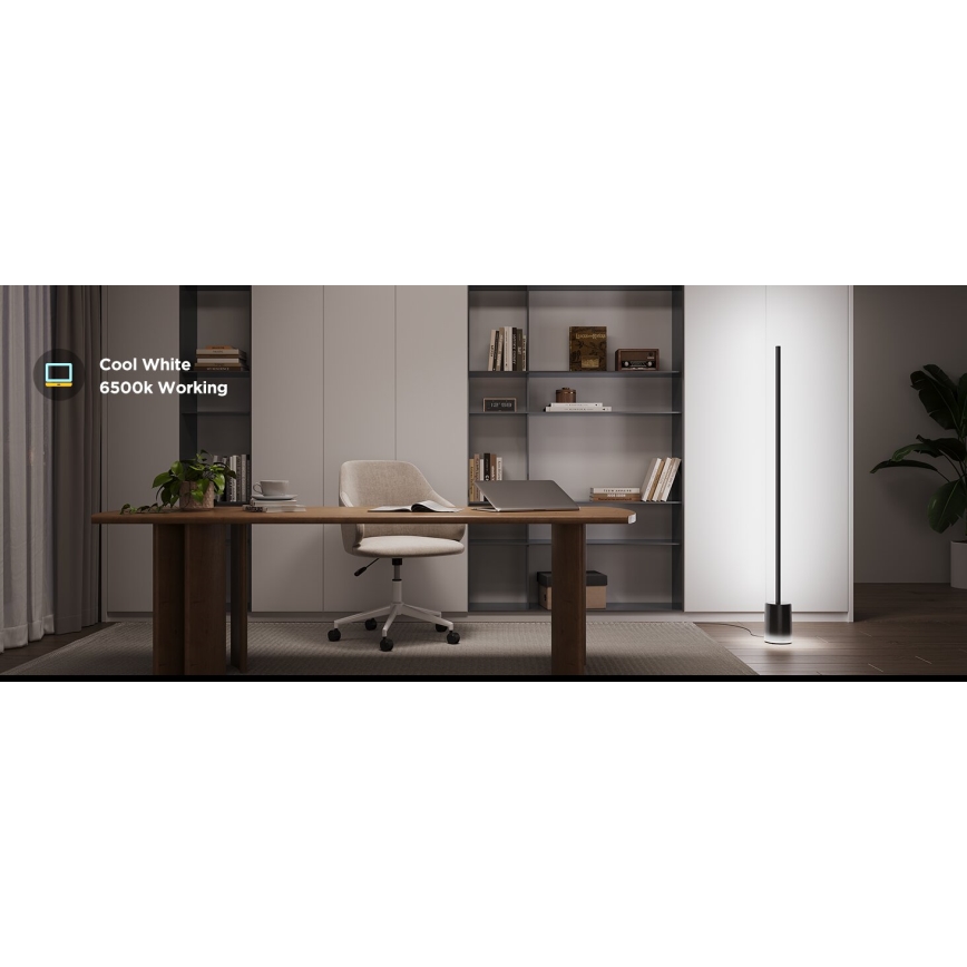 Govee - LED Aptumšojama grīdas stāvlampa Smart MATTER LED RGBICWW 2200-6500K Wi-Fi + tālvadības pults