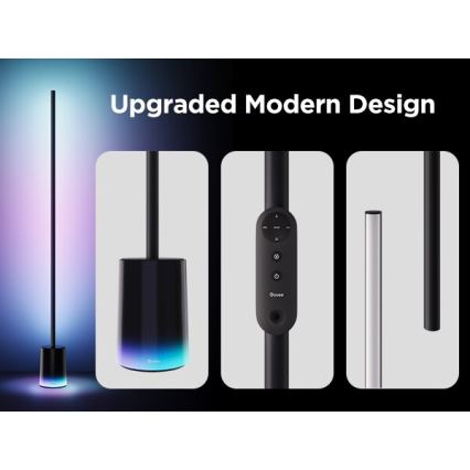 Govee - LED Aptumšojama grīdas stāvlampa Smart MATTER LED RGBICWW 2200-6500K Wi-Fi + tālvadības pults