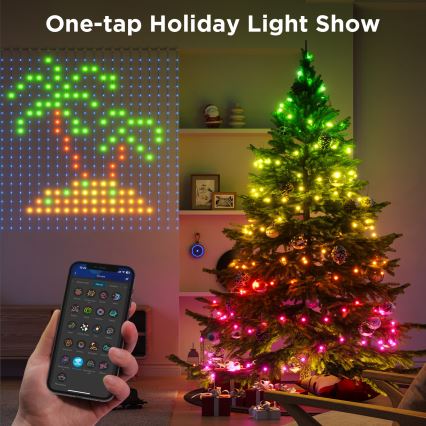 Govee - LED RGB Aptumšojama āra dekoratīva virtene LED/15W/230V IP65 Wi-Fi