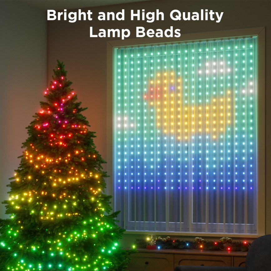 Govee - LED RGB Aptumšojama āra dekoratīva virtene LED/15W/230V IP65 Wi-Fi