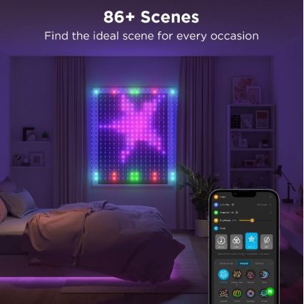 Govee - LED RGB Aptumšojama āra dekoratīva virtene LED/15W/230V IP65 Wi-Fi