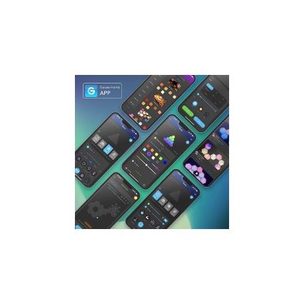 Govee - KOMPLEKTS 10x LED RGB Aptumšojams panelis LED/36W/230V Wi-Fi