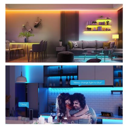 Govee - LED RGB regulējamā lente SMART LED/36W/24V 10m Wi-Fi