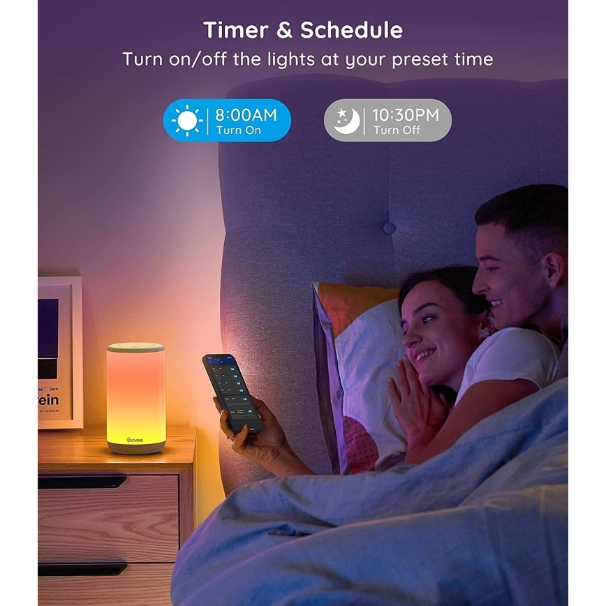 Govee - LED RGBIC Aptumšojama galda lampa AURA 2 2200-6500K Wi-Fi Matter