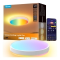 Govee - LED RGBIC Aptumšojama griestu lampa LED/49W/230V 2700-6500K Wi-Fi d. 38 cm