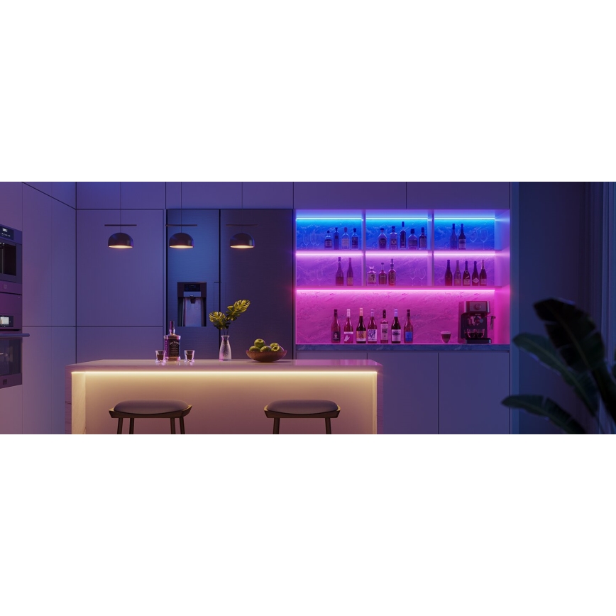 Govee - LED RGBICW Aptumšojama josla COB 3780 diodes 3m Wi-Fi Matter