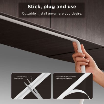 Govee - LED RGBICW Aptumšojama josla COB 3780 diodes 3m Wi-Fi Matter