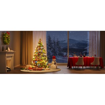 Govee - LED RGBICW Āra Ziemassvētku virtene 2700-6500K 20m Wi-Fi Matter IP66