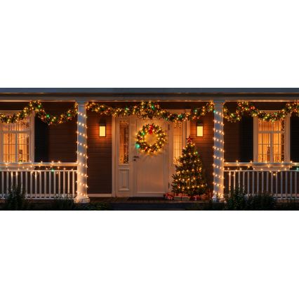 Govee - LED RGBICW Āra Ziemassvētku virtene 2700-6500K 20m Wi-Fi Matter IP66