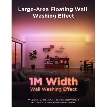 Govee - LED RGBICWW karājamā LED lente, 36W/24V, 4m, Skyline Matter, Wi-Fi