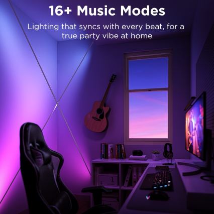 Govee - LED RGBICWW karājamā LED lente, 36W/24V, 4m, Skyline Matter, Wi-Fi