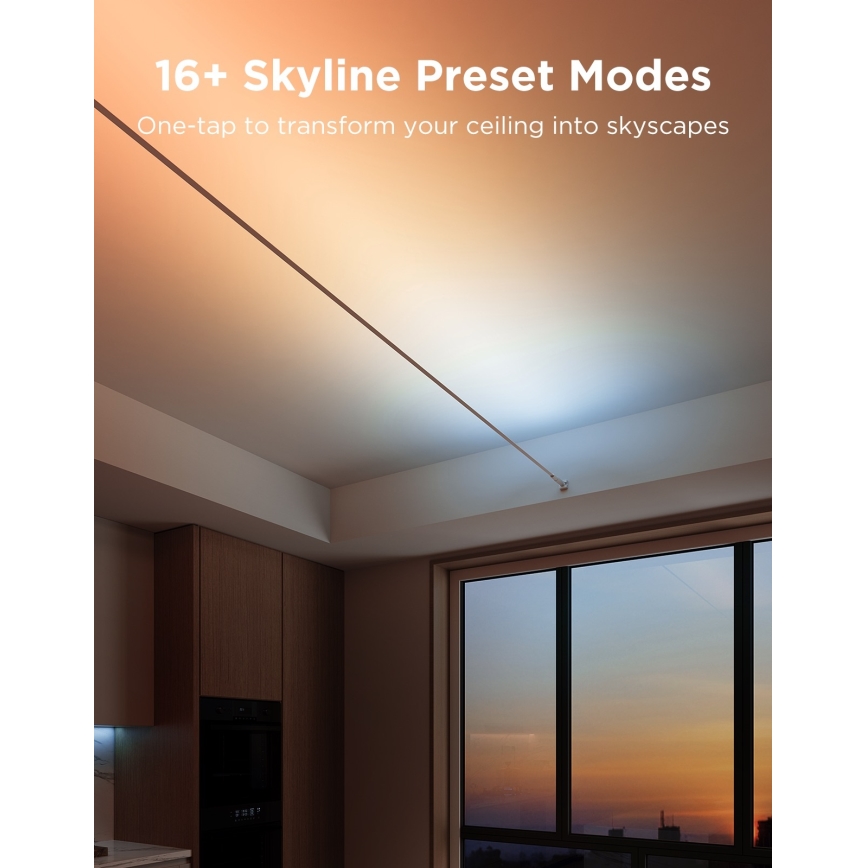 Govee - LED RGBICWW karājamā LED lente, 36W/24V, 4m, Skyline Matter, Wi-Fi