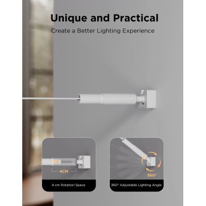 Govee - LED RGBICWW karājamā LED lente, 36W/24V, 4m, Skyline Matter, Wi-Fi