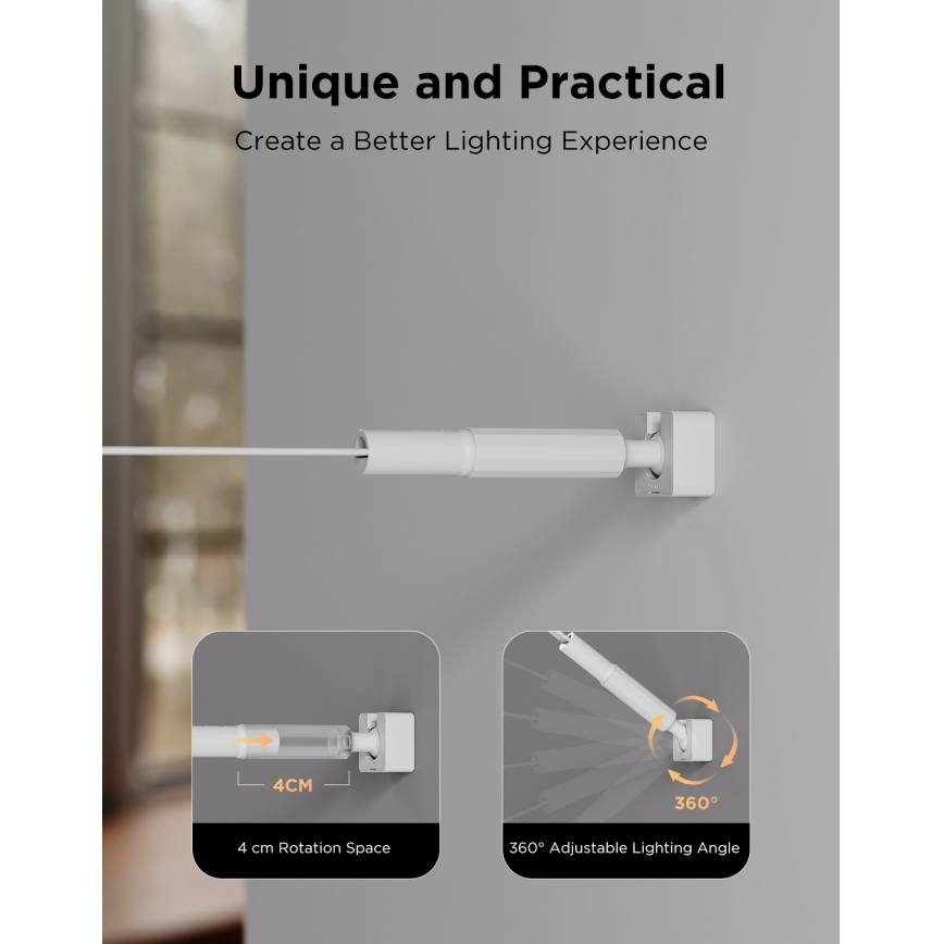 Govee - LED RGBICWW karājamā LED lente, 36W/24V, 4m, Skyline Matter, Wi-Fi