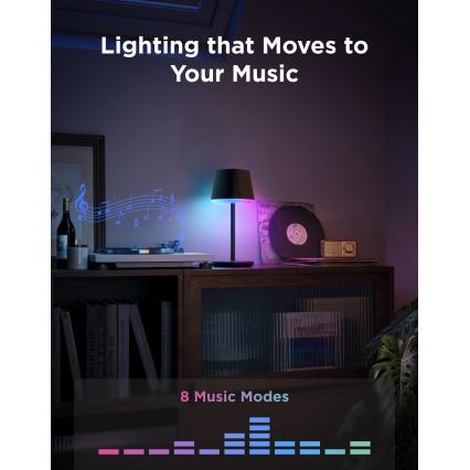 Govee - LED RGBICWW Regulējama galda lampa CLASSIC MATTER LED/10W/5V 4800mAh Wi-Fi