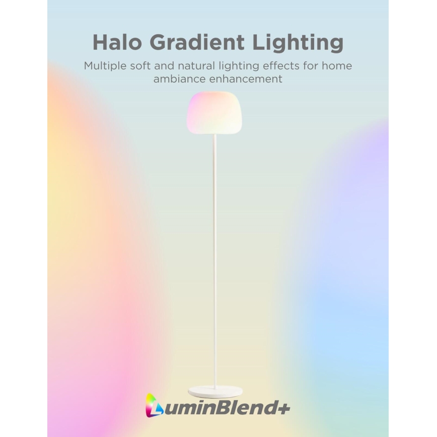 Govee - LED RGBICWW regulējama stāvlampa LANTERN MATTER LED/24W/230V Wi-Fi 160 cm