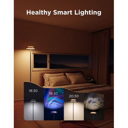 Govee - LED RGBICWW regulējama stāvlampa UPLIGHTER MATTER LED/24W/230V Wi‑Fi