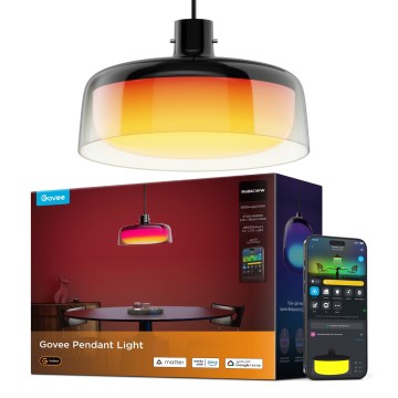 Govee - LED RGBICWW regulējama lustra uz troses LED/21W/230V Matter Wi‑Fi