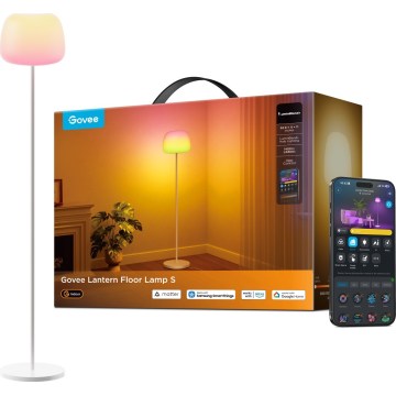 Govee - LED RGBICWW regulējama stāvlampa LANTERN MATTER LED/24W/230V Wi-Fi 160 cm