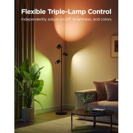 Govee - LED RGBICWW stāvlampa ar regulējamu spilgtumu TREE MATTER LED/48W/230V Wi-Fi