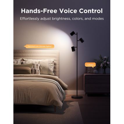 Govee - LED RGBICWW stāvlampa ar regulējamu spilgtumu TREE MATTER LED/48W/230V Wi-Fi