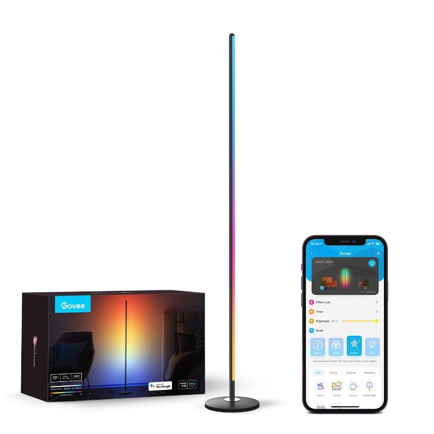 Govee - LED RGBW dimējamā stāvlampa LITE MATTER LED/24W/230V Wi‑Fi