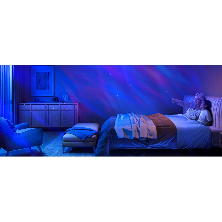 Govee - LED RGBW Galaxy Lampa Projector Pro Wi-Fi Matter