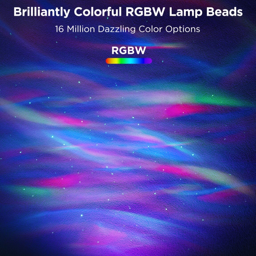 Govee - LED RGBW Galaxy Lampa Projector Pro Wi-Fi Matter