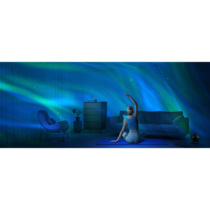 Govee - LED RGBW Galaxy Lampa Projector Pro Wi-Fi Matter