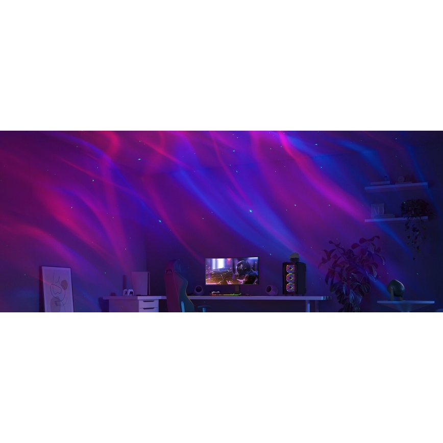 Govee - LED RGBW Galaxy Lampa Projector Pro Wi-Fi Matter