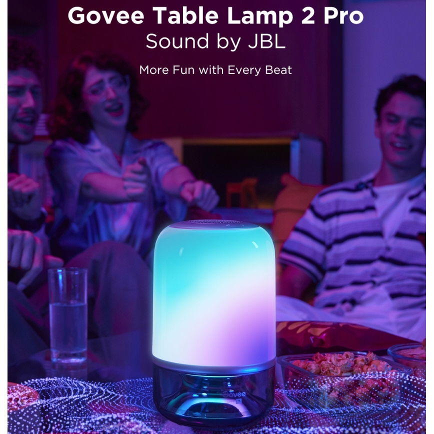Govee - LED RGBW regulējama galda lampa ar skaļruni LED/36W/12V Wi-Fi