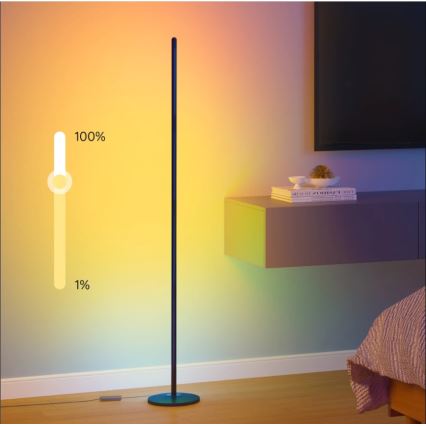 Govee - LED RGBW stāvošā lampa ar regulējamu spilgtumu LITE MATTER LED/24W/230V Wi‑Fi 36 cm