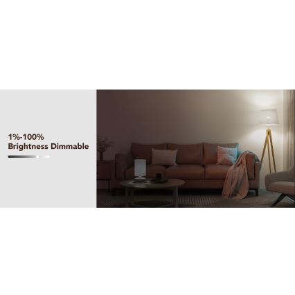Govee - LED RGBWW Aptumšojama spuldze Smart E27/9W/230V 2700-6500K Wi-Fi