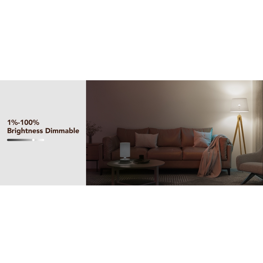 Govee - LED RGBWW Dimējama spuldze Smart MATTER E27/12W/230V 2700-6500K Wi-Fi