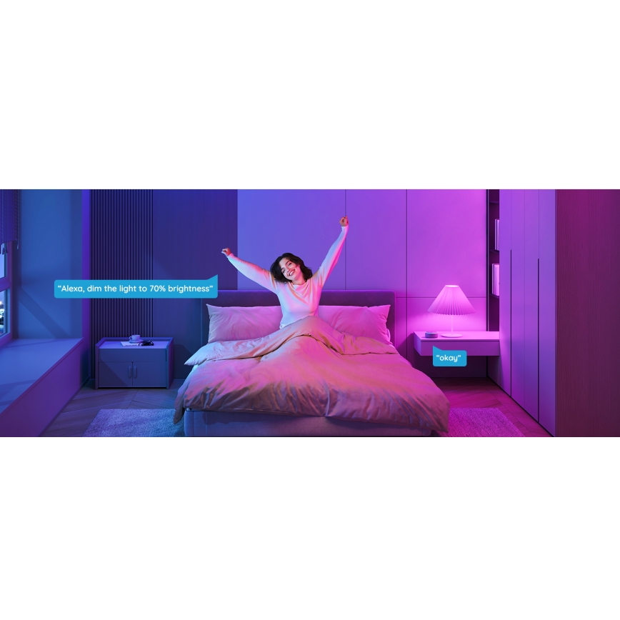 Govee - LED RGBWW Dimējama spuldze Smart MATTER E27/12W/230V 2700-6500K Wi-Fi