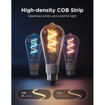 Govee - LED RGBWW Dimējama spuldze Smart MATTER ST64 E27/5W/230V 2700-6500K Wi-Fi