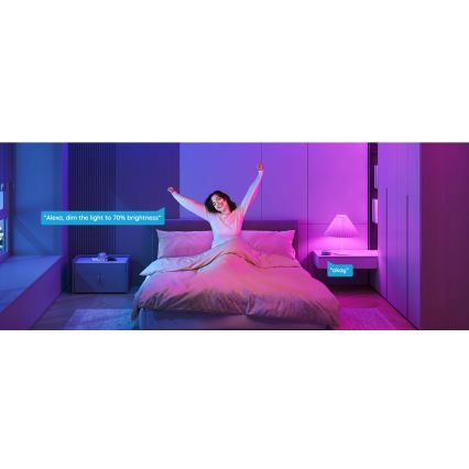 Govee - LED RGBWW Aptumšojama spuldze Smart MATTER E27/9W/230V 2700-6500K Wi-Fi