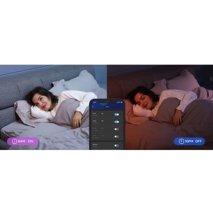 Govee - LED RGBWW Aptumšojama spuldze Smart MATTER E27/9W/230V 2700-6500K Wi-Fi