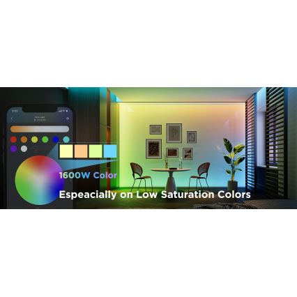 Govee - LED RGBWWIC Aptumšojama josla Strip Light 2 Pro 5m Wi-Fi Matter
