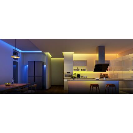 Govee - LED RGBWWIC Aptumšojama paplašinājums josla Strip Light 2 Pro 1m Wi-Fi Matter