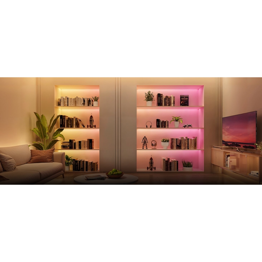 Govee - LED RGBWWIC Aptumšojama paplašinājums josla Strip Light 2 Pro 1m Wi-Fi Matter