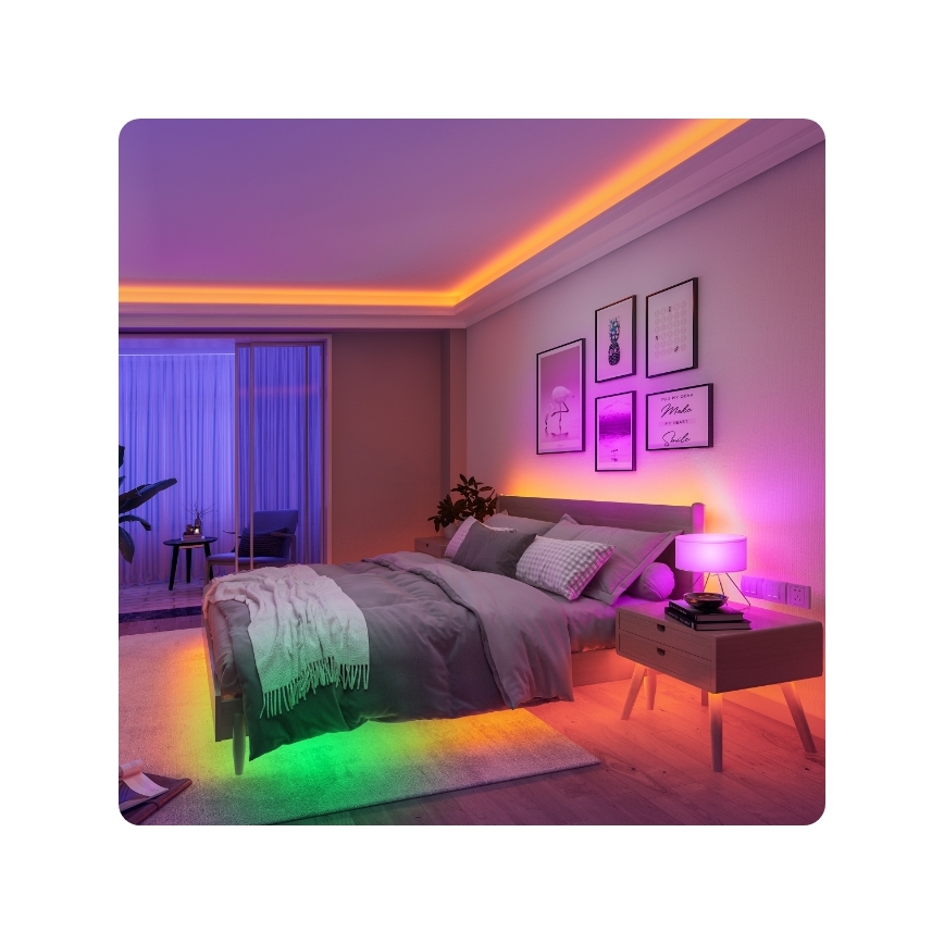 Govee - M1 PRO PREMIUM Viedā RGBICW+ LED josla 2m Wi-Fi Matter