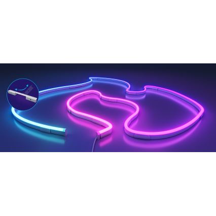 Govee - Neon 2 MATTER elastīga LED lente 3m RGBIC Wi-Fi
