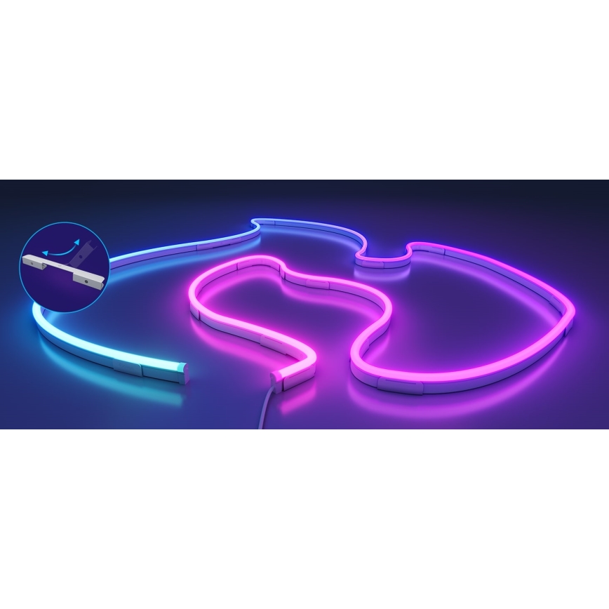 Govee - Neon 2 MATTER elastīga LED lente 3m RGBIC Wi-Fi