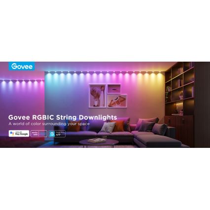 Govee - RGBIC LED Aukla Downlights 3m Wi-Fi