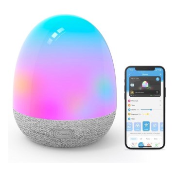 Govee - RGBIC Nakts viedā LED gaisma ar skaļruni un Wi-Fi